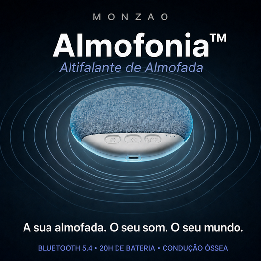 Almofonia™ | Altifalante de Almofada para Dormir
